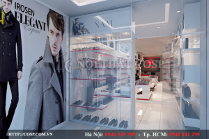 4 mẫu thiết kế shop thời trang nam phong cách hiện đại